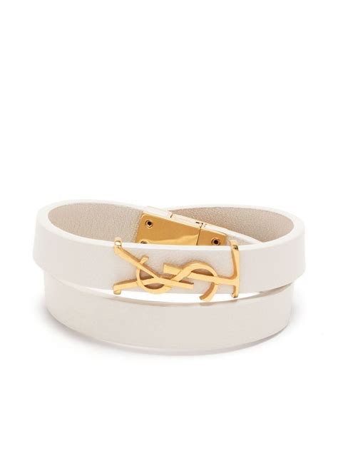 ysl bracelet leather|ysl bracelets for women.